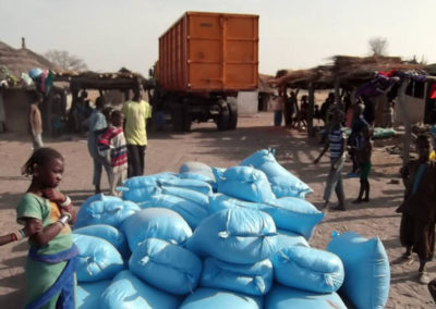 LA SODEFITEX soutient les populations sinistrées du village de Simbane Mamadou 8
